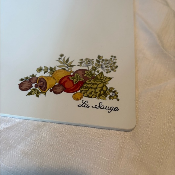 Vintage Spice of Life White Cutting Board - Picture 3 of 5